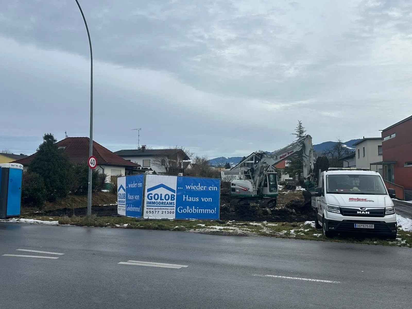 Baustart in der Sägerstraße