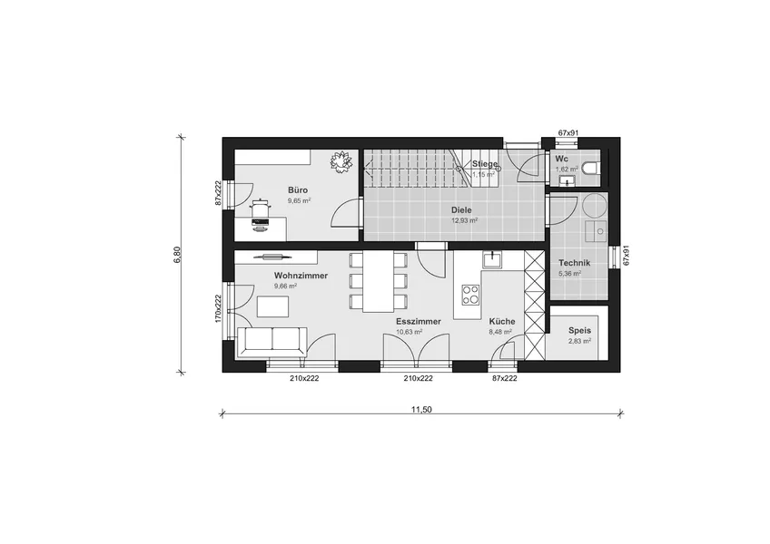 3. Grundriss planen